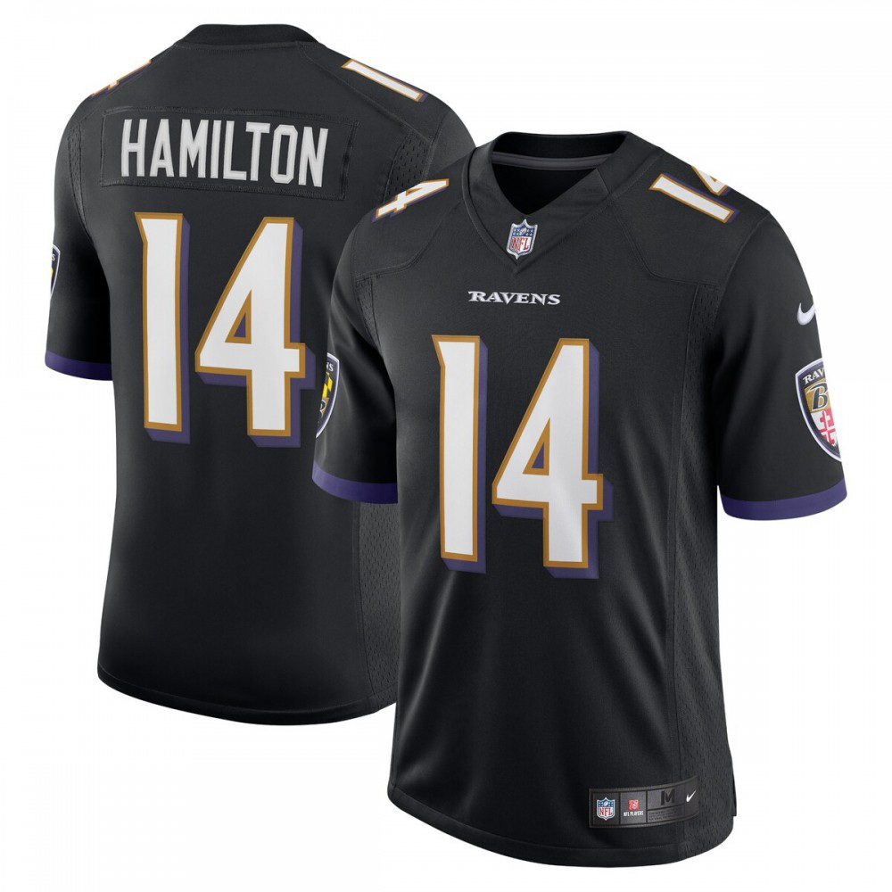 Kyle Hamilton Baltimore Ravens Nike Men's Vapor Limited Jersey - Black-GridironStore